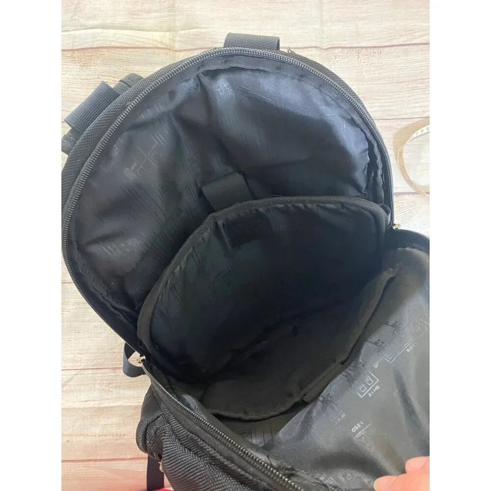 Ogio Unisex Black Casual Full Zip Multi Pocket Back Pack - OS - Picture 7 of 11